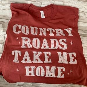 Country roads tee